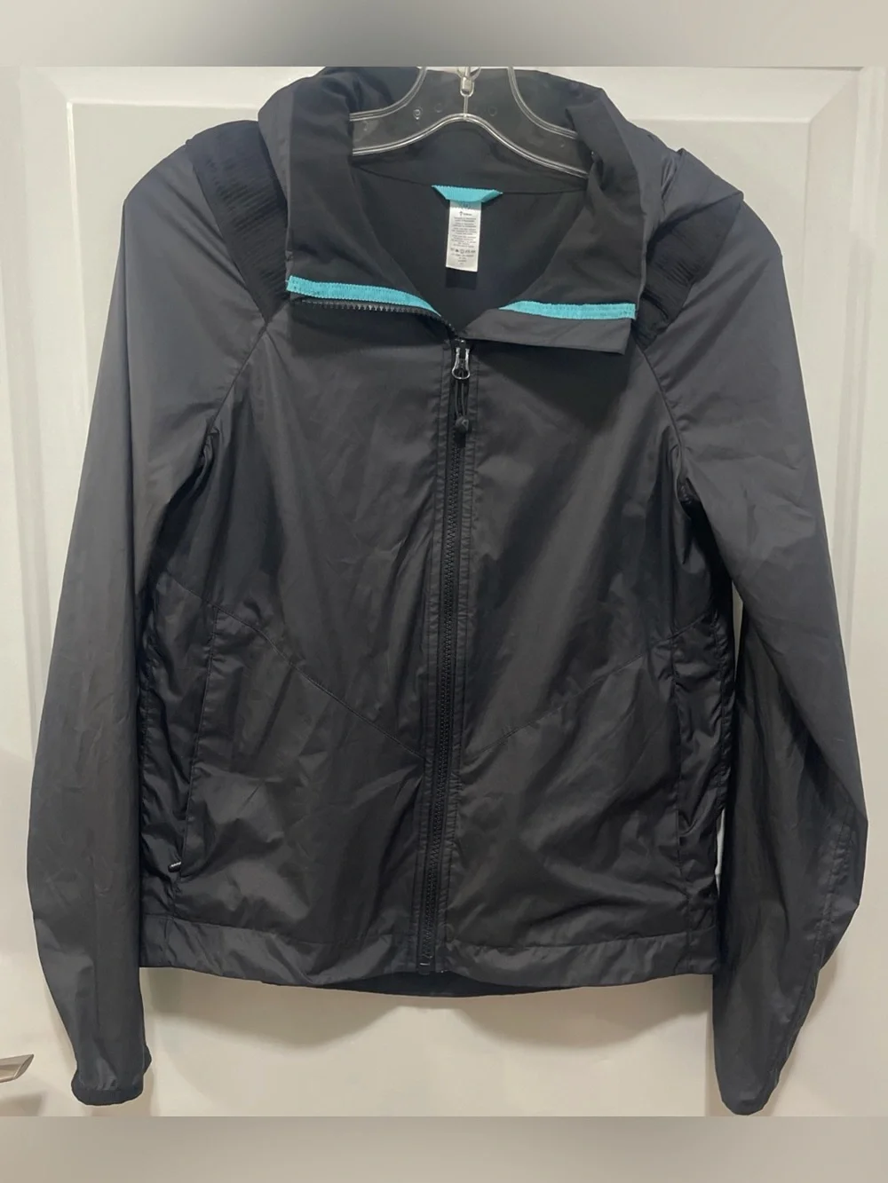 Ivivva By Lululemon Hooded Jacket - size 14 Dark Gray Lightweight Lined